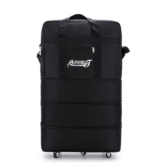 Expandable Duffel Bag, Black