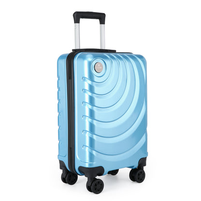 3-Piece Hardside Luggage Set with Spinner Wheels & Frequency Design