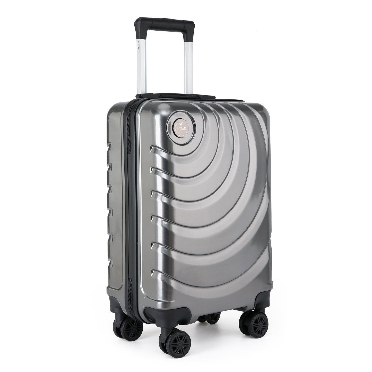 3-Piece Hardside Luggage Set with Spinner Wheels & Frequency Design