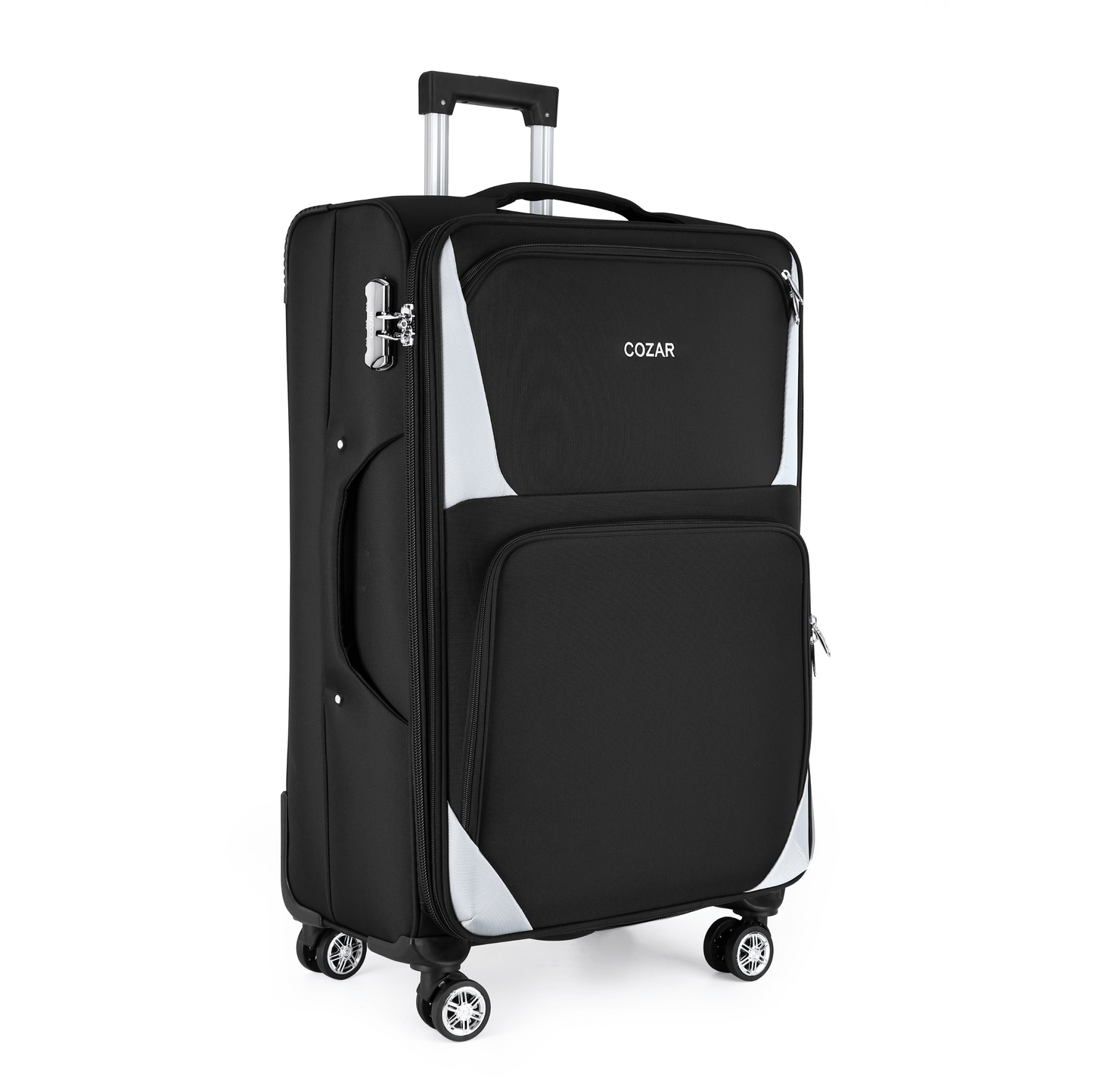 Two-Tone Soft Side Spinner Luggage, 28-Inches