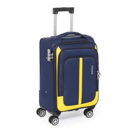 3-Piece Softside Luggage Set with Expandable Feature, Spinner Wheels & Anchor Design